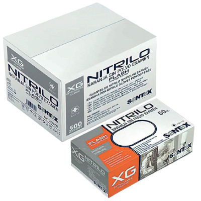 Guante Nitrilo Diamantado Naranja 8,5 Gr