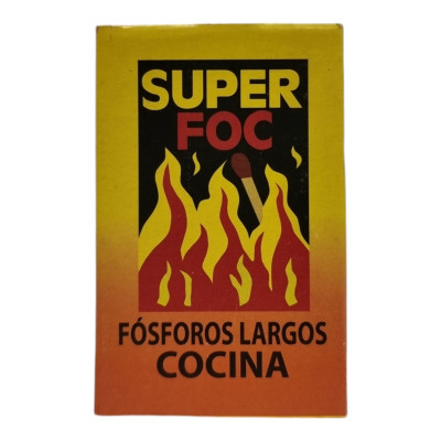 Cerillas Cocina 56 mm Pack 4 uds Super Foc