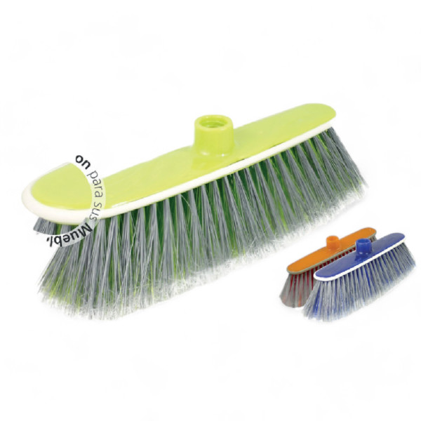Escoba Melosa C/Protección Muebles S/Mango