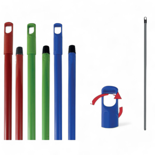 Mango Escoba Giratorio Metal Reforzado