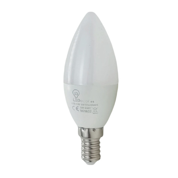 Bombilla Led Vela E14 Luz Fría