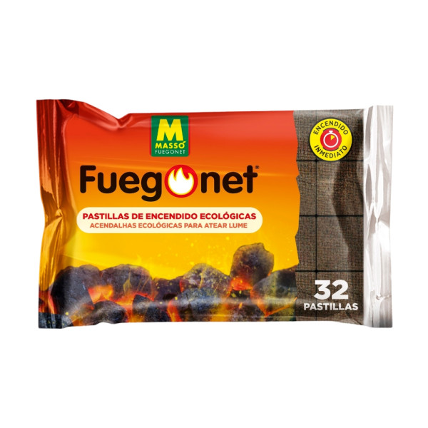 Pastillas Encendido Ecológicas 32 uds Fuegonet