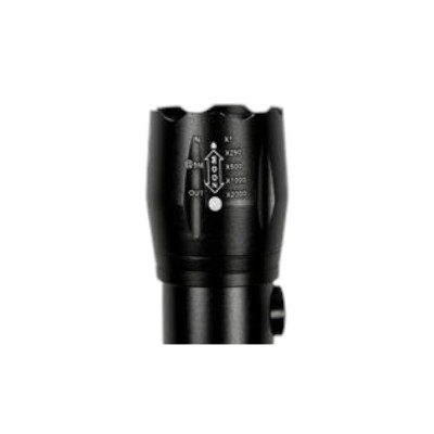 Linterna Led Recargable Aluminio Larga 5 W C/Zoom