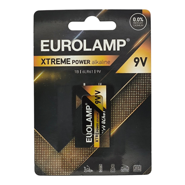 Pila Super Alkalina Extreme Power 9 V - 6LR61  Blíster 1 ud