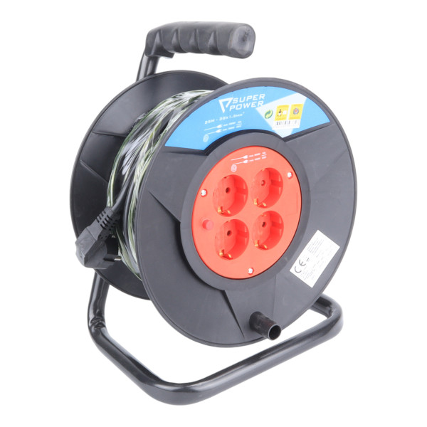 Extensible Eléctrico 25 m 3 x 1,5 mm