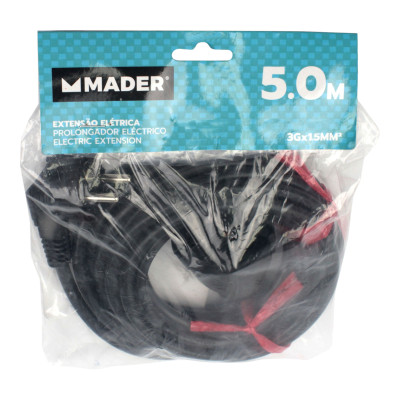 Prolongador Eléctrico Blanco/Negro