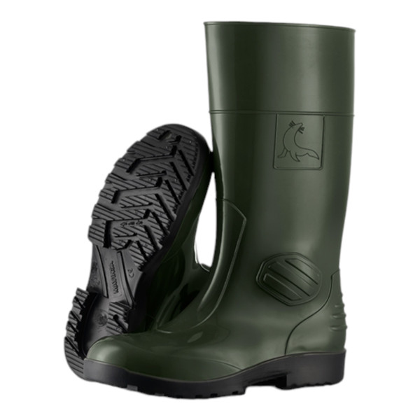 Bota Seguridad Agua Caña Alta Verde Foca