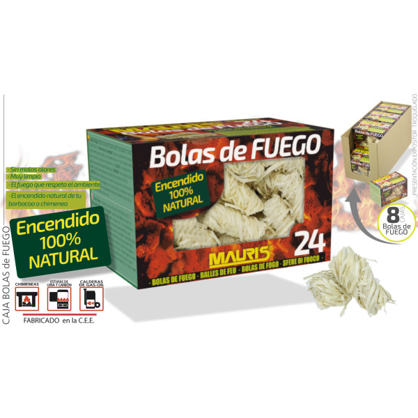 Bolas De Fuego Mauris 24 uds
