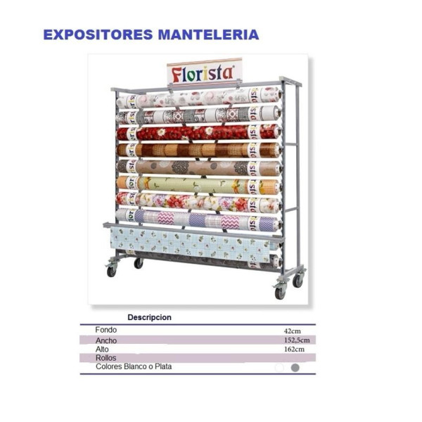 Expositor Hules 20 Rollos