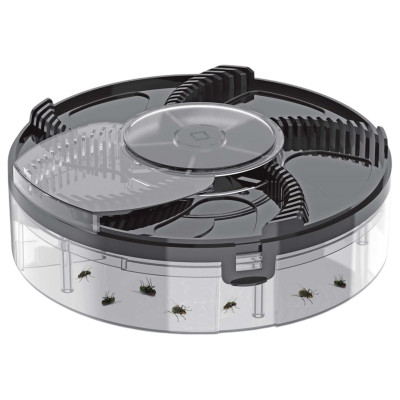 Atrapamoscas Giratorio Batería Con Cebo