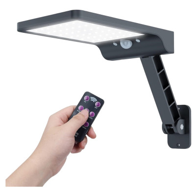 Foco Solar Mural Altair Sensor + Mando