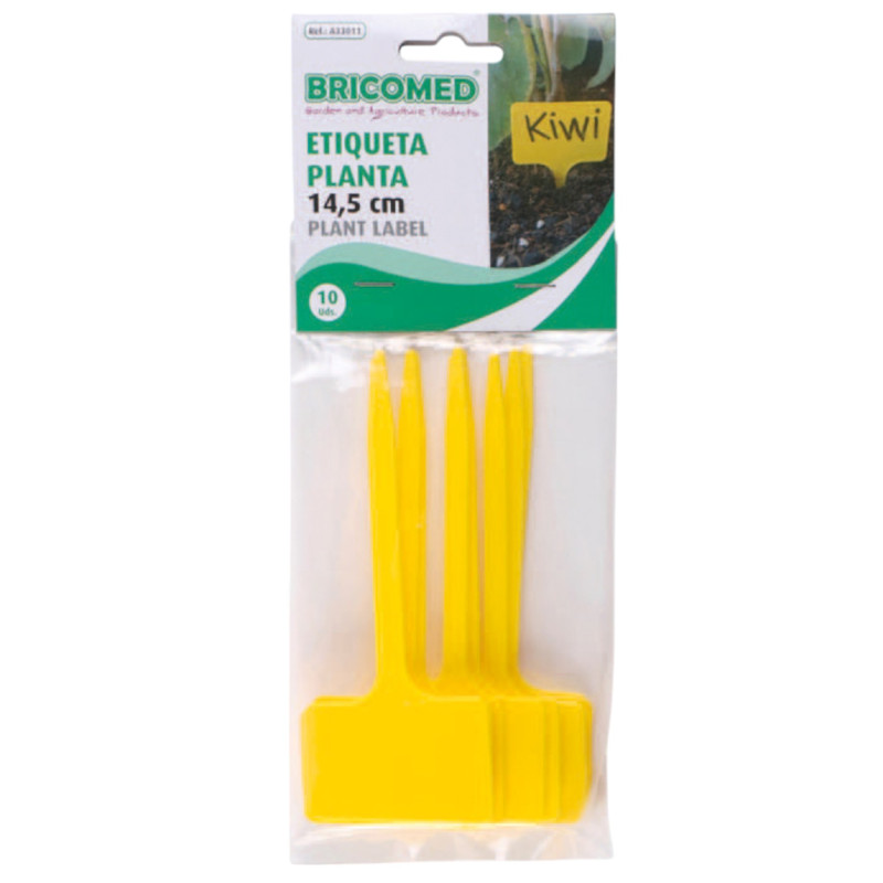 Etiqueta Planta 14,5 cm Blíster 10 uds