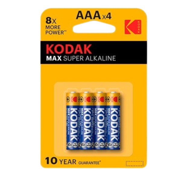 Pila Super Alkalina Max Power LR03 Kodak Blíster 4 uds