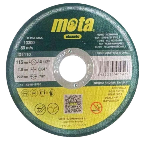 Disco Corte Inox 115 x 1 mm