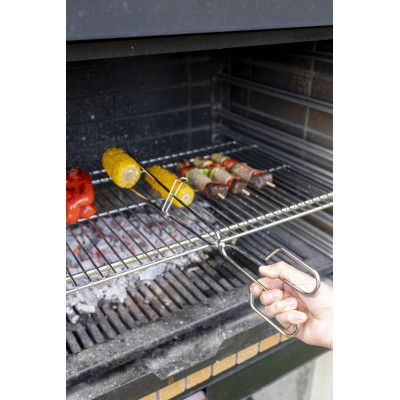 Pinza Barbacoa 45 cm Inox C/Guía