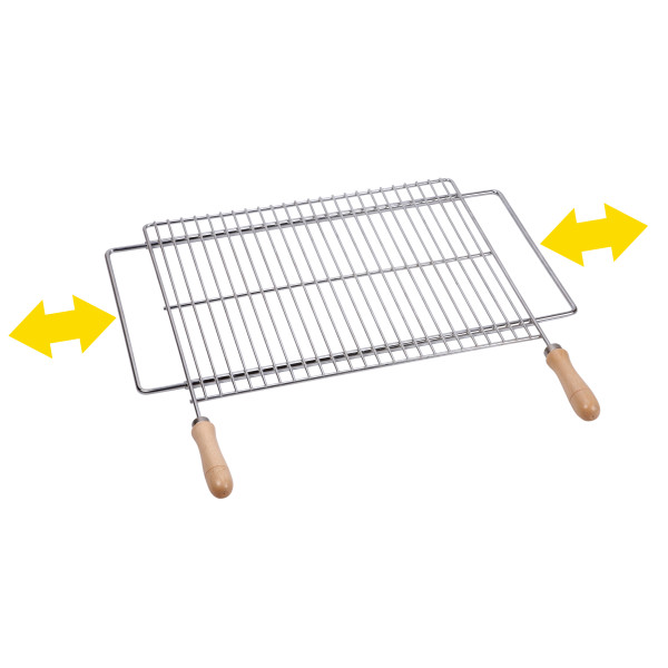 Parrilla Barbacoa Extensible C/Asas Inox