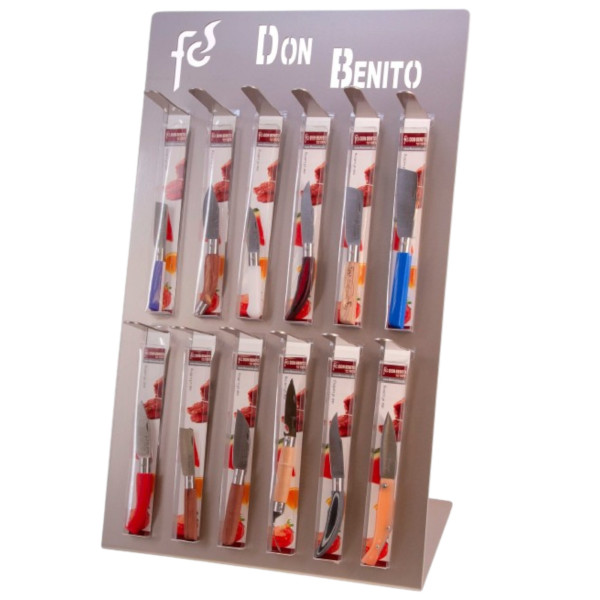 Expositor 12 Navajas 60x40 Inox