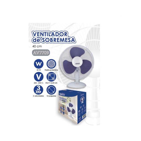 Ventilador De Sobremesa 40 cm 40W