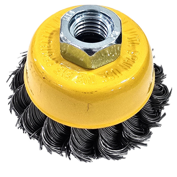 Cepillo Copa Alambre Trenzado 60 mm