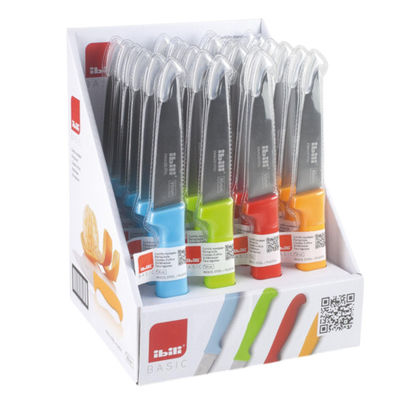 Expositor Cuchillo Mesa Liso 95 mm Inox 24 uds