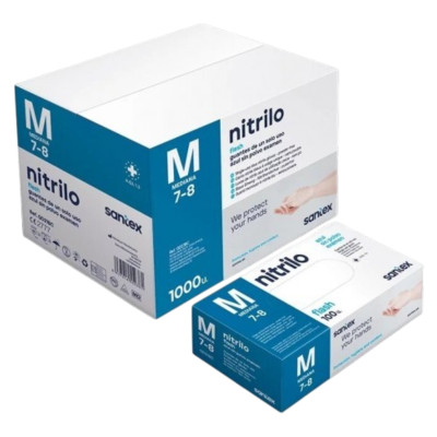 Guantes Nitrilo Azul 4,5 Gr
