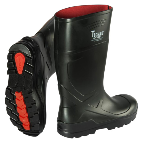 Bota Techno Troya Caña Alta Verde