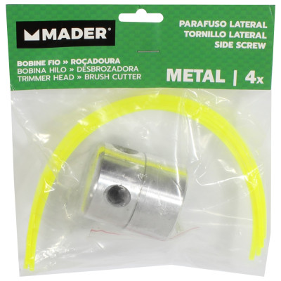 Cabezal Desbrozadora Aluminio 4 Agujeros Tornillo Lateral