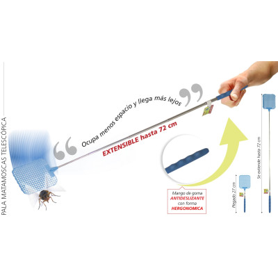 Pala Matamoscas Extensible