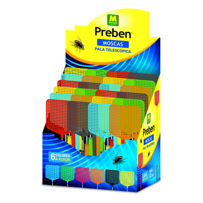 Pala Matamoscas Extensible Expositor 24 uds